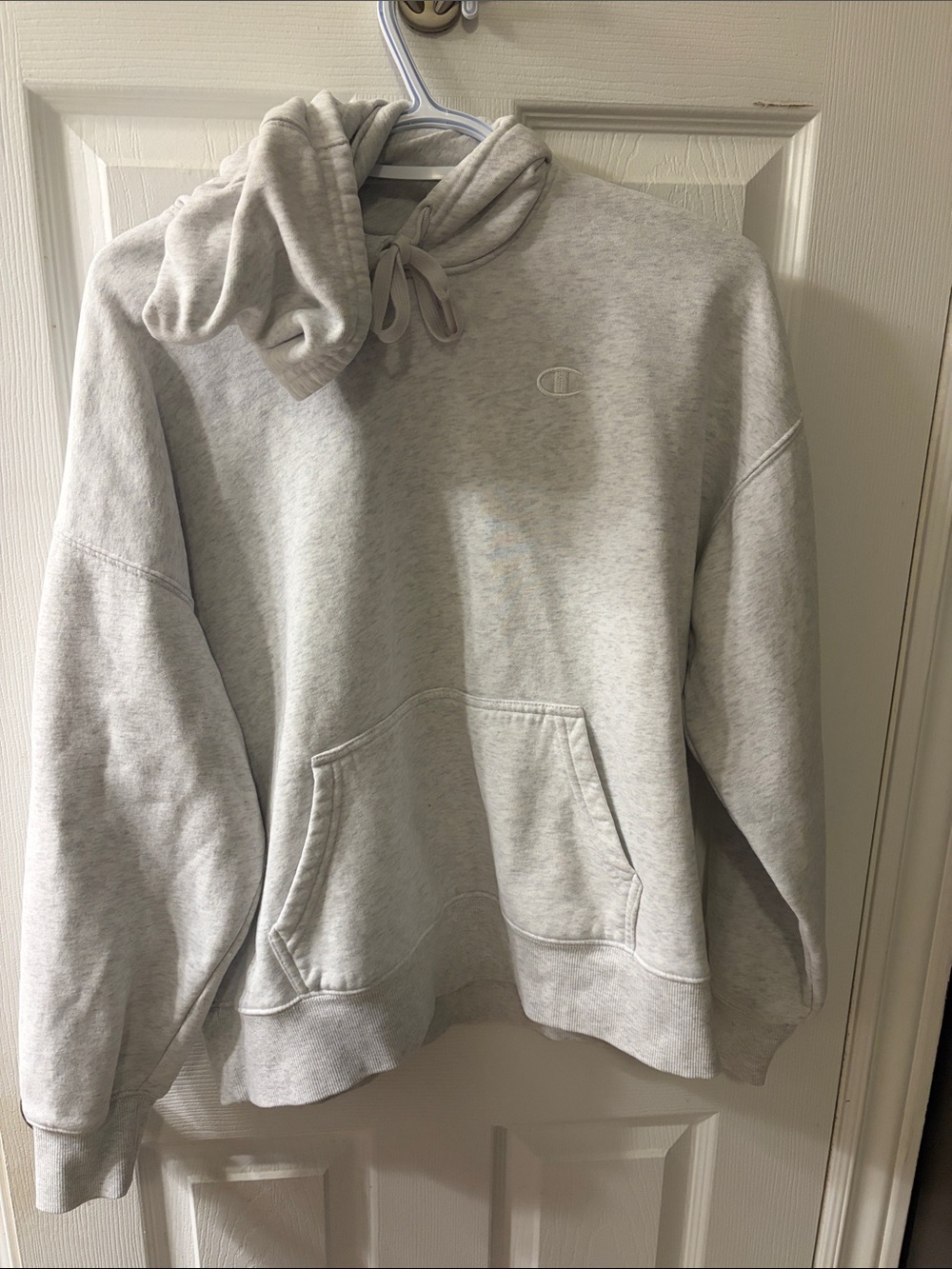 Champion Light Gray Crewneck Sweatshirt - Womens Pullover